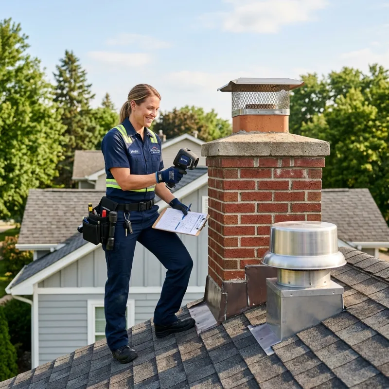 Technician removing a deceased bird from an indoor space in Charlemont